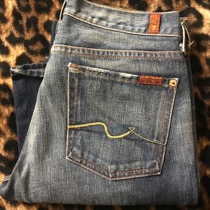 EUC- 7 for all Mankind Bootcut Jeans -Sz. 28’ long